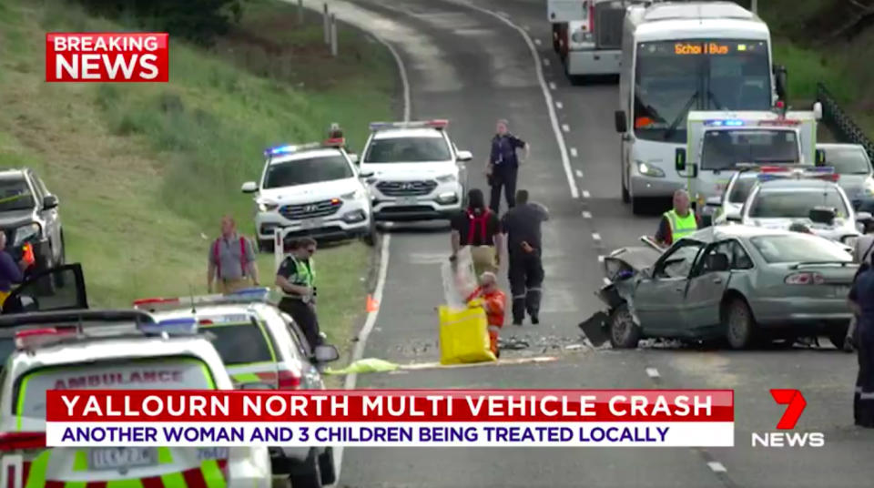 The exact circumstances around the crash have yet to be determined. Source: 7 News