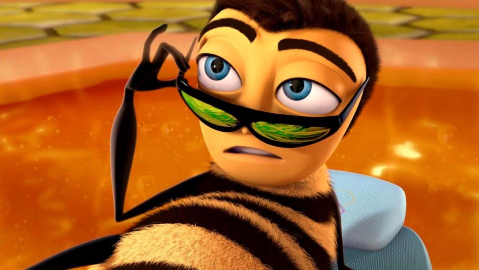 A screenshot from Bee Movie