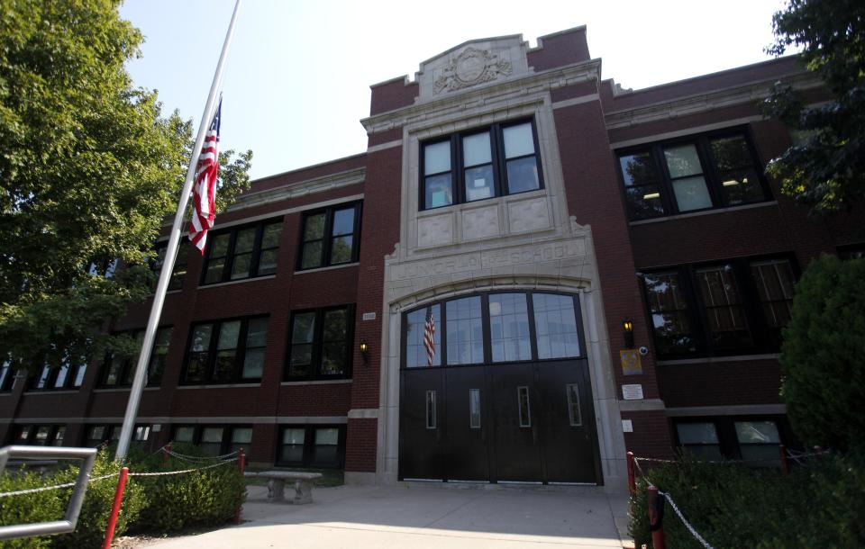 This middle school, known as Reed Academy, is under review by a task force looking at renovation or new construction.