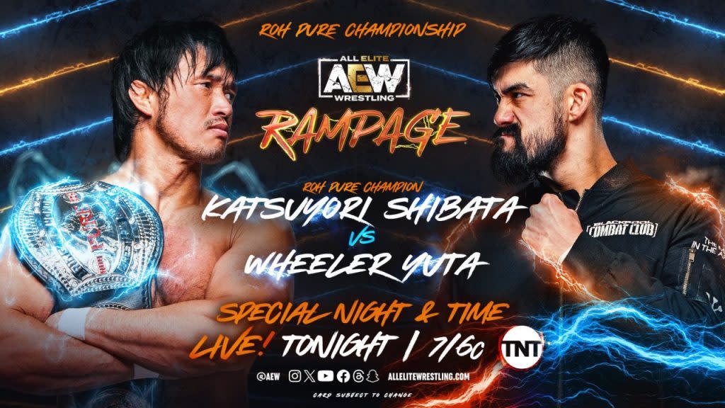 AEW Rampage Katsuyori Shibata Wheeler Yuta