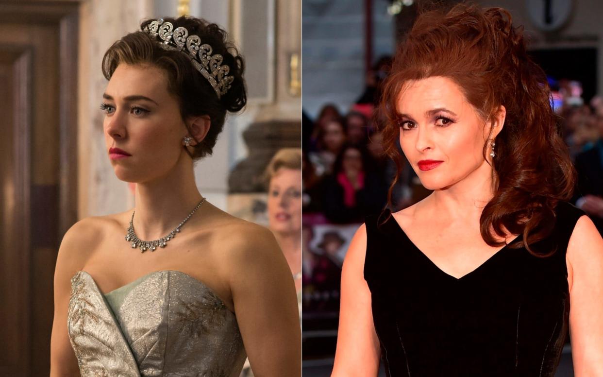 Vanessa Kirby as Princess Margaret and her rumoured successor Helena Bonham Carter