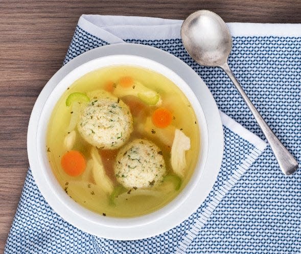 TooJay's Passover menu includes matzo ball soup. Photo courtesy TooJay's