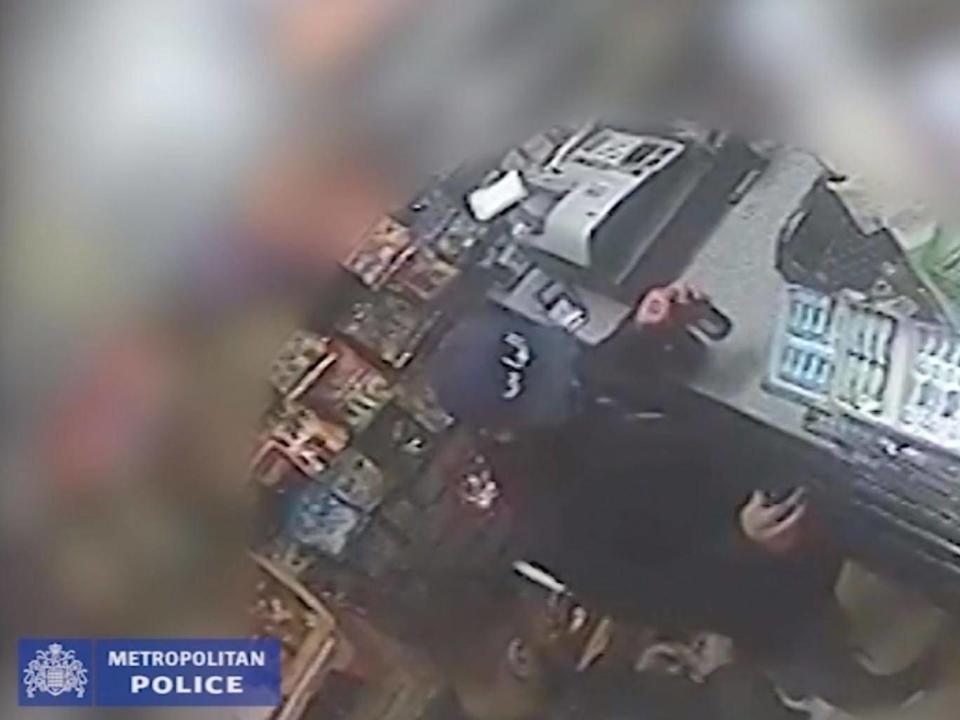 Two men are caught on CCTV slipping a date rape drug in a drink before a horrific sexual assault (Met Police)