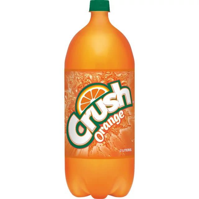 Caffeine free Orange Crush soda