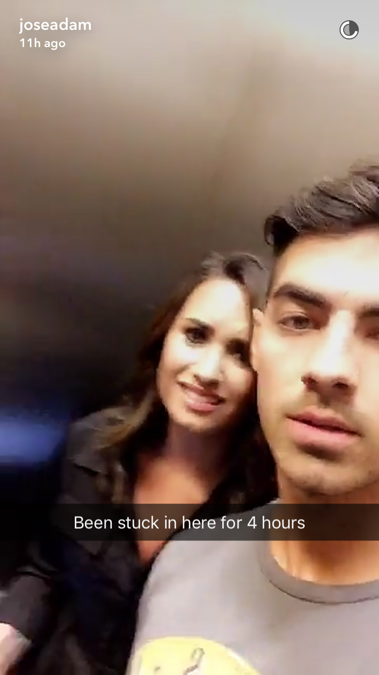 Joe Jonas and Demi Lovato