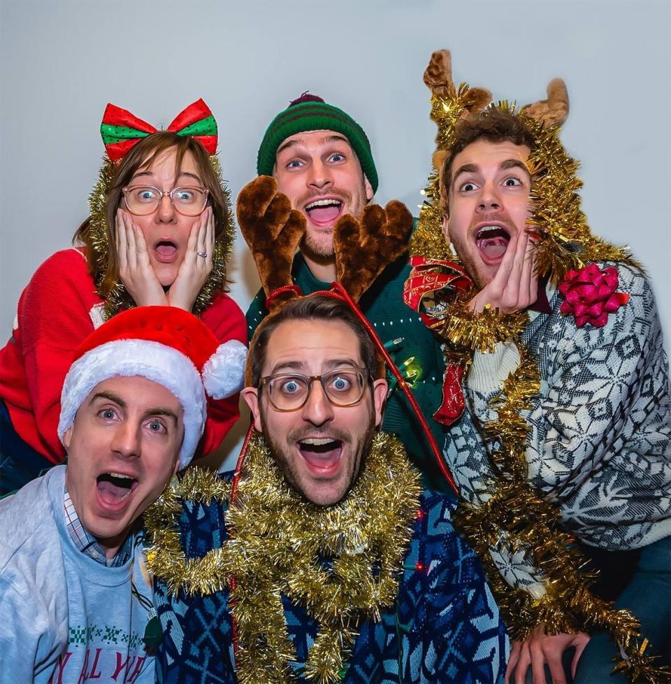 The Unmentionables improv-comedy troupe presents "A Very Unmentionables Christmas!" at the Vermont Comedy Club.