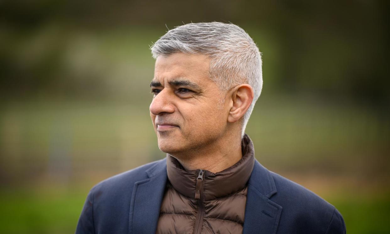 <span>Sadiq Khan’s environmental record ‘has been very impressive’, says the Green Alliance group.</span><span>Photograph: Leon Neal/Getty Images</span>