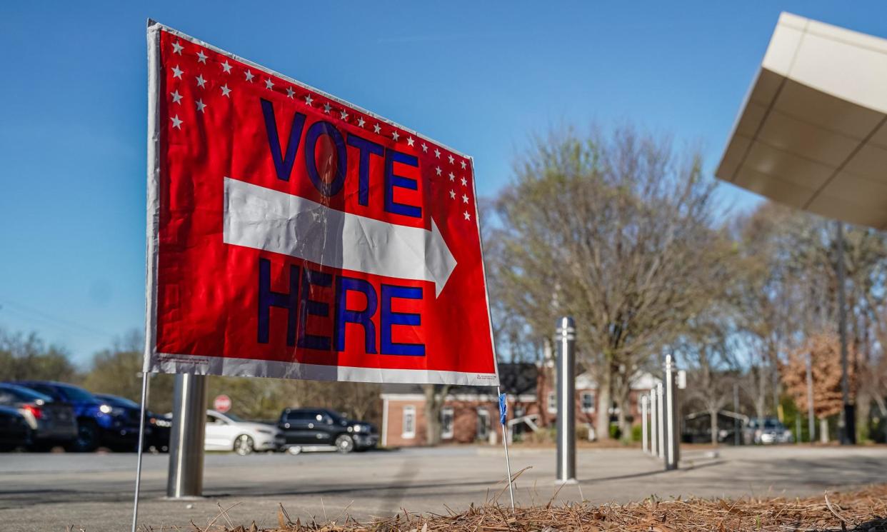 <span>It is unlikely Literally Anybody Else will get the 113,000 signatures he needs from non-primary voters in Texas by May to get his new name on ballots.</span><span>Photograph: Elijah Nouvelage/AFP/Getty Images</span>