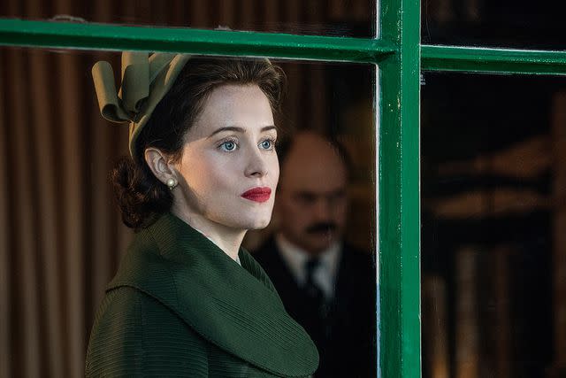 <p>Stuart Hendry / Netflix / courtesy Everett Collection</p> Claire Foy