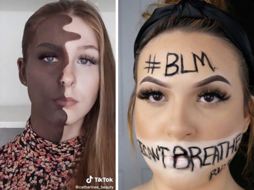 Some of the beauty micro-influencers who posted the Black Lives Matter looks have apologized.