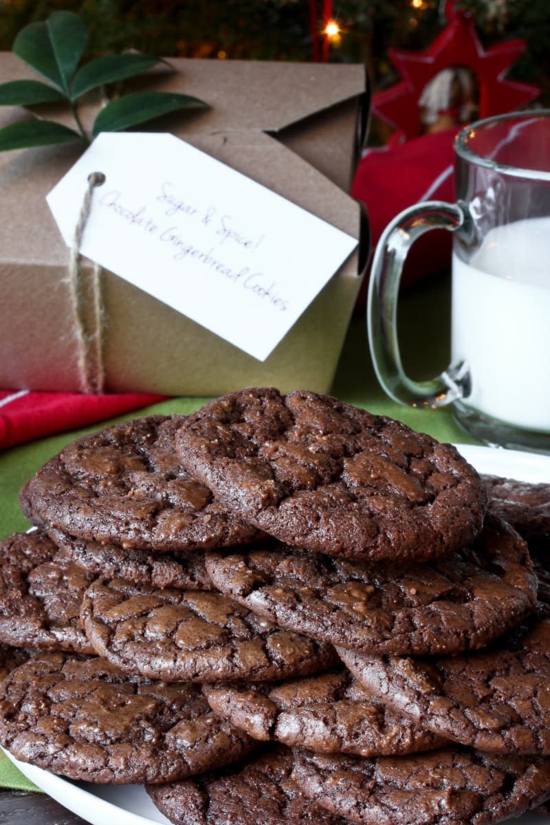 Chewy Chocolate Gingerbread Cookies