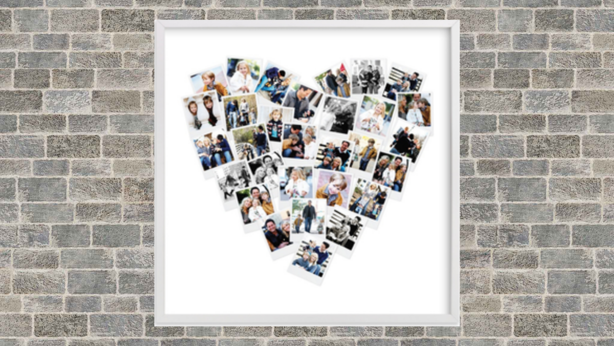 Best photo gifts: Heart Snapshot Mix Photo Art