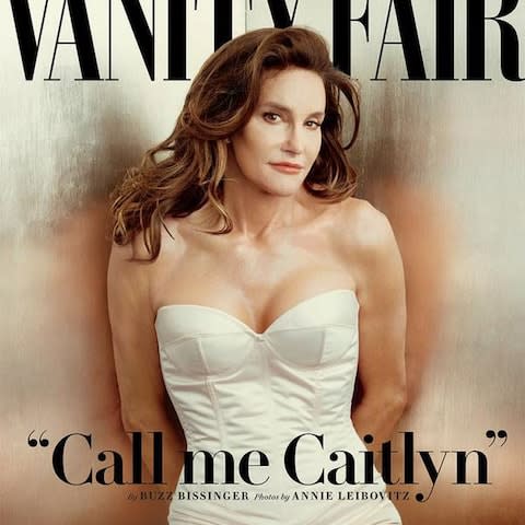 Caitlyn Jenner's inaugural appearance after transitioning - Credit: Vanity Fair