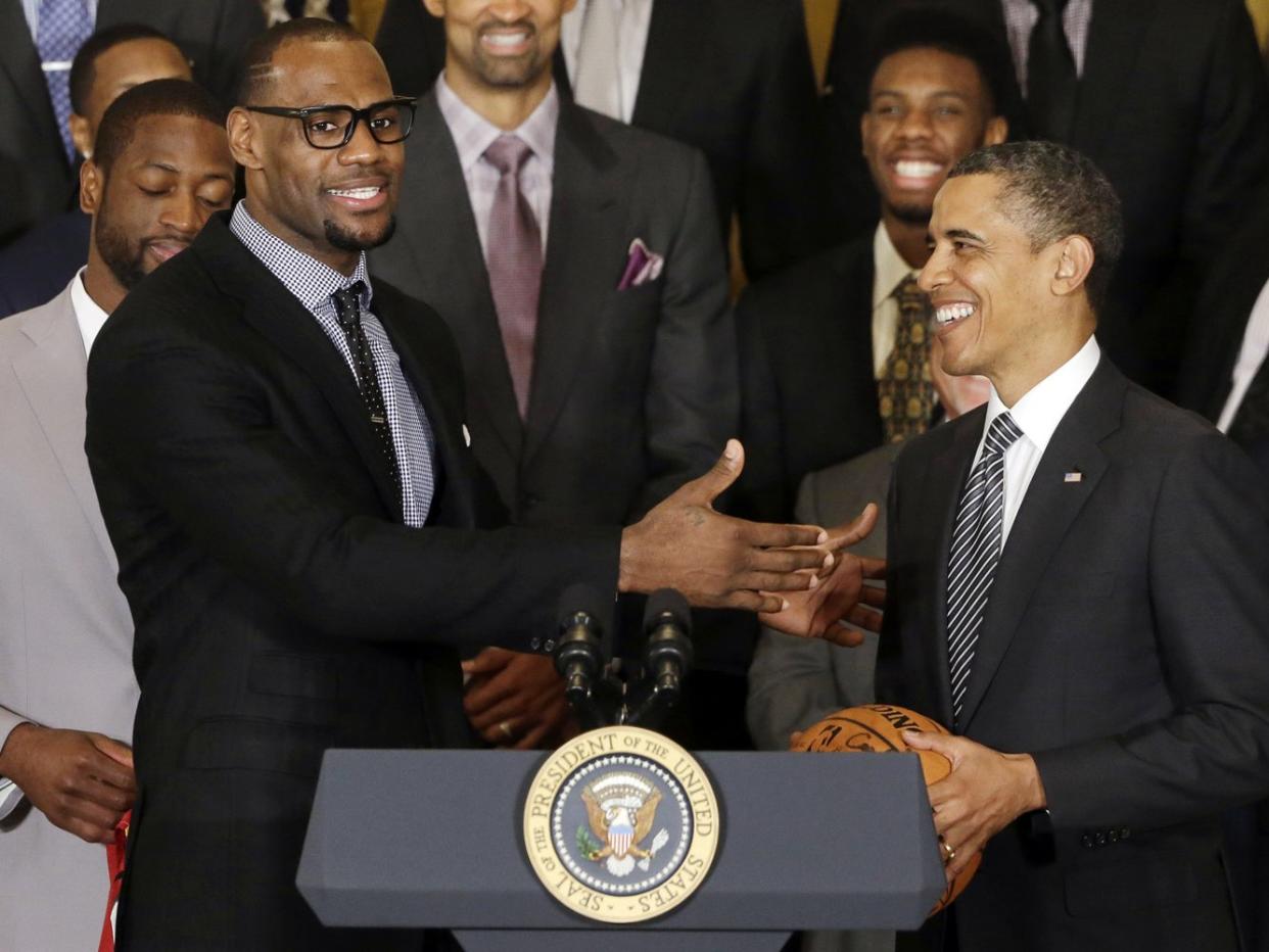 lebron obama