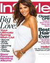 Actress Halle Berry, then 41 and pregnant with her first child, on the cover of In Style magazine's February 2008 issue. The actress, now 47, is pregnant with her second child. (Robert Erdmann/In Style)