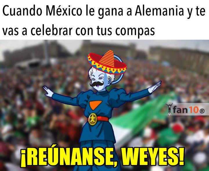 Memes Alemania vs México