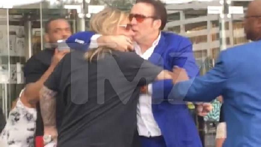 Nicolas Cage and Vince Neil in altercation at Las Vegas hotel. Photo: TMZ