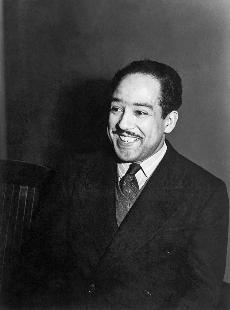 Pictured is Langston Hughes, a writer and icon of the Harlem Renaissance. 