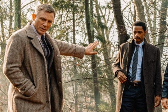 Daniel Craig and Lakeith Stanfield in ‘Knives Out’ (Lionsgate)