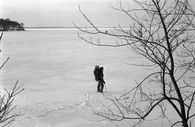 David Voelker crossed a frozen Lake Erie in February 1978. (Submitted by David Voelker - image credit)