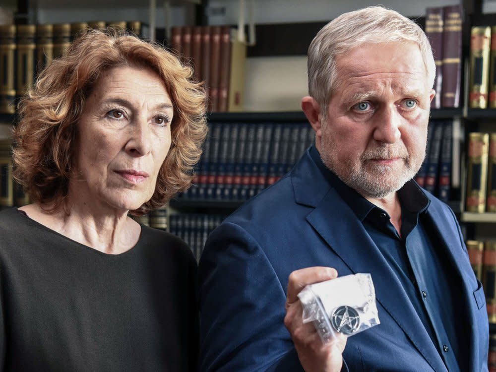 Kommissarin Bibi Fellner (Adele Neuhauser) und ihr Kollege Moritz Eisner (Harald Krassnitzer) ermitteln im "Tatort: Das Tor zur Hölle". (Bild:  ARD Degeto/ORF/Film 27/Hubert Mican)