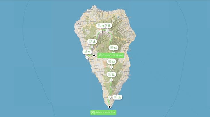 Transvulcania route map 2022