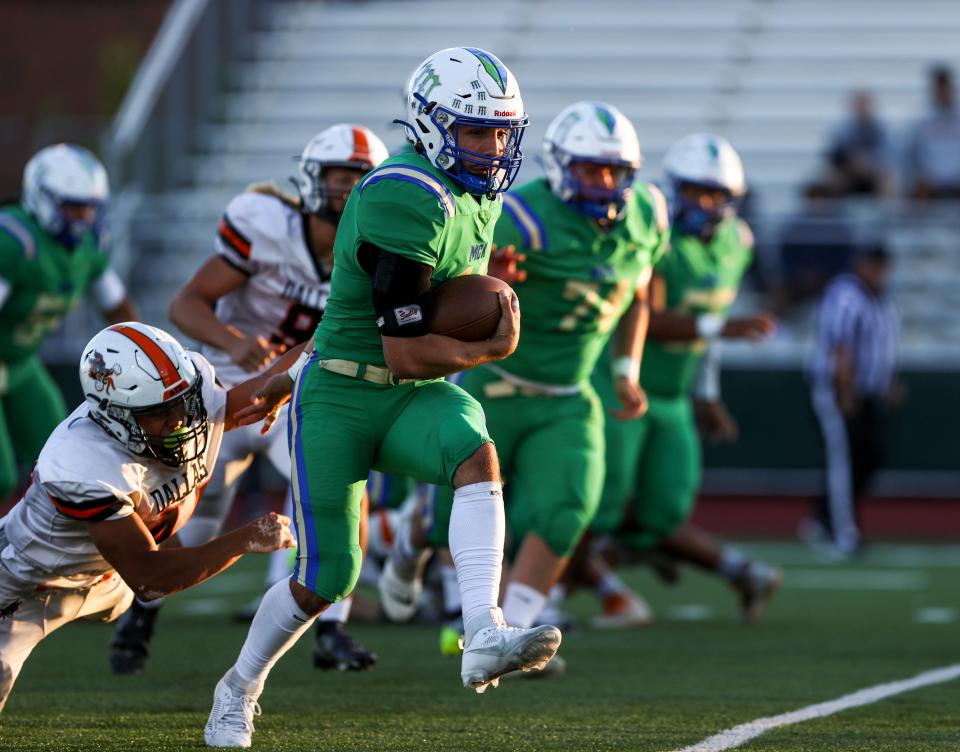 Joel Sanchez (11), McKay football.