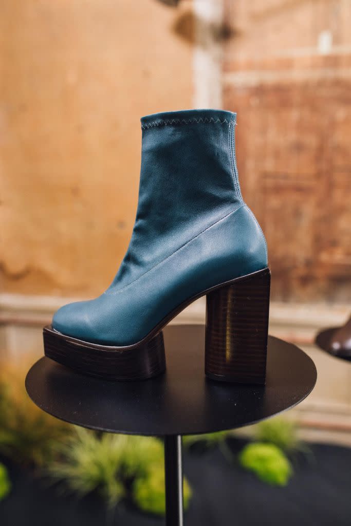 Clergerie, fall 2019 trends, blue platform boots