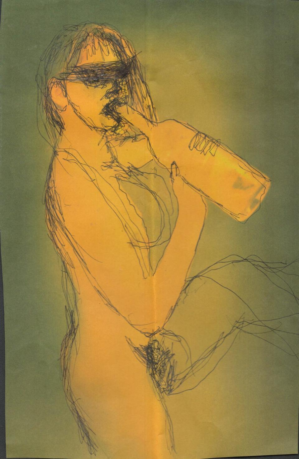 ‘Woman with Bottle’. Credit: Shane MacGowan