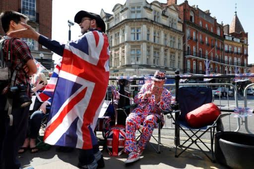 In Windsor royal fans are eagerly awaiting the wedding