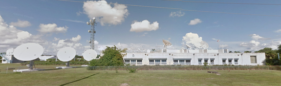 Another view of the NHC HQ, including many of its satellite dishes