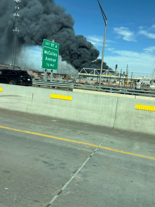 Fire at Evraz Steel Mill