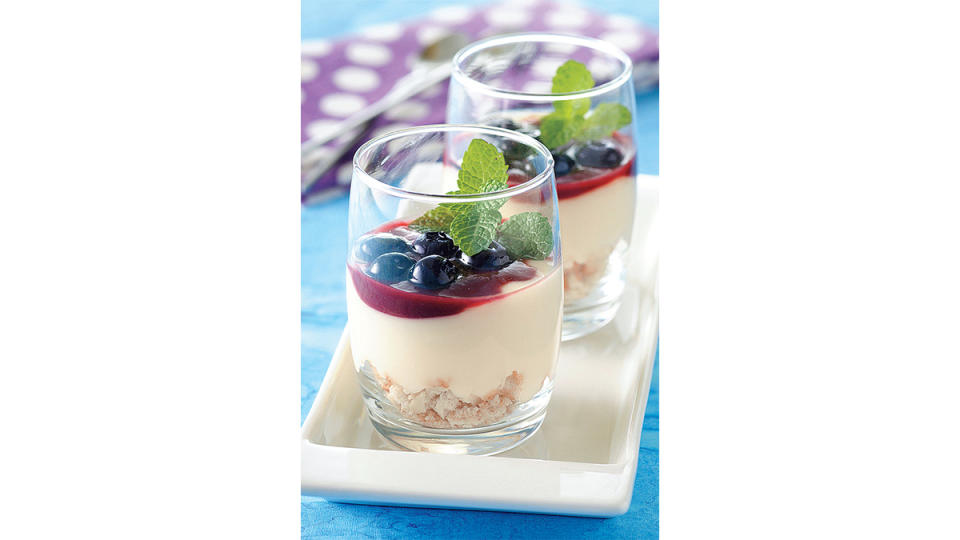 Blueberry-Banana Pudding Parfaits