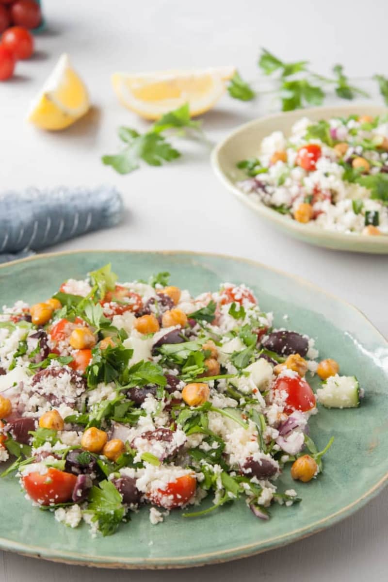 Mediterranean Cauliflower Couscous Salad