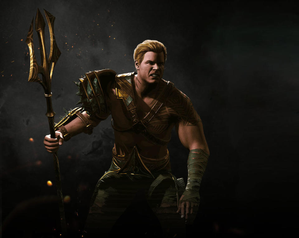 <p>Aquaman (Arthur Curry) was among the original cast in Injustice: Gods of Among us, and returns as a playable character in Injustice 2. </p>