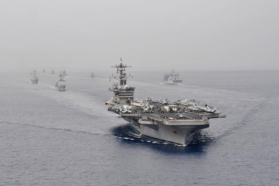 USS Carl Vinson carrier strike group one