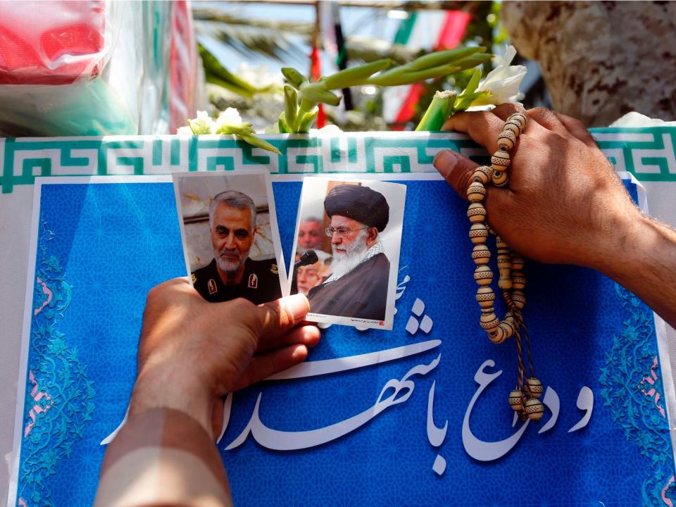 Khamenei and Soleimani 