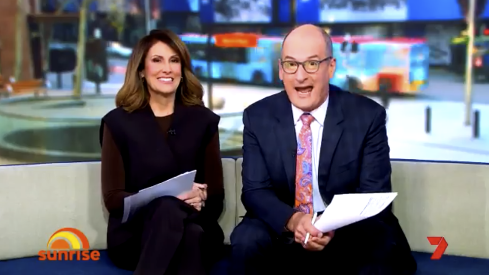 Sunrise's Natalie Barr and David 'Kochie' Koch