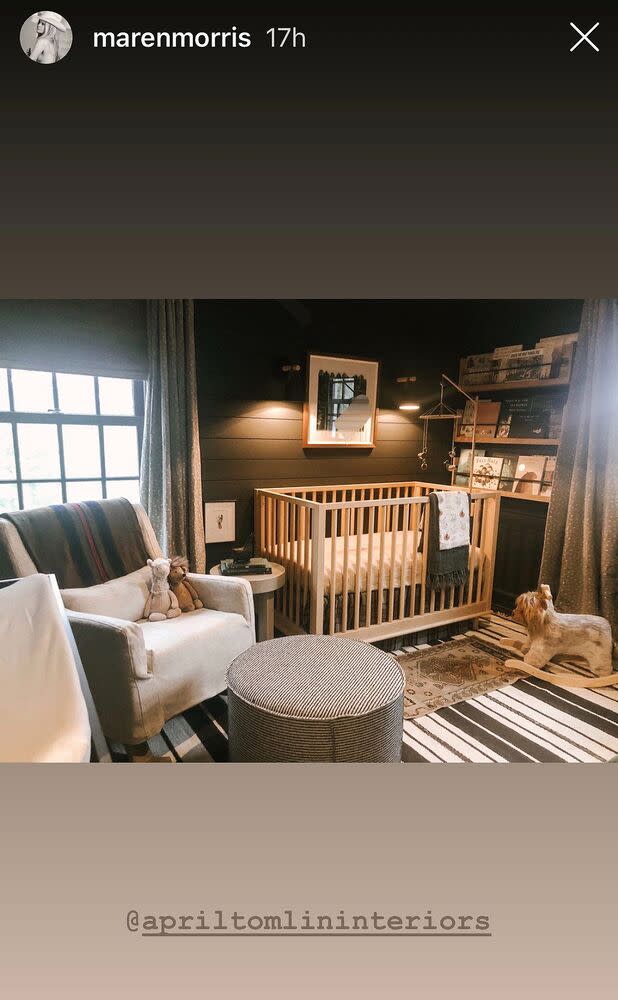 Maren Morris' nursery | Maren Morris/Instagram