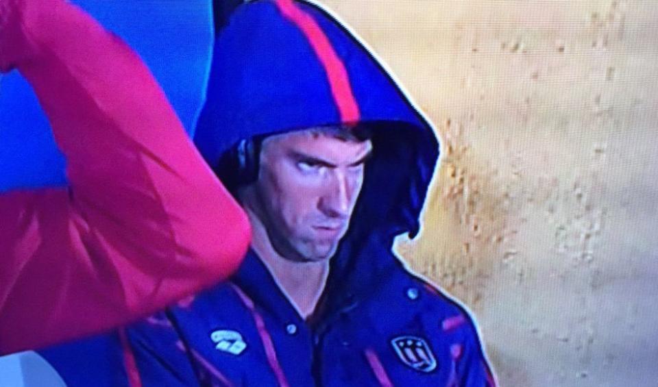 Michael Phelps explains his epic glare at the 2016 Olympics