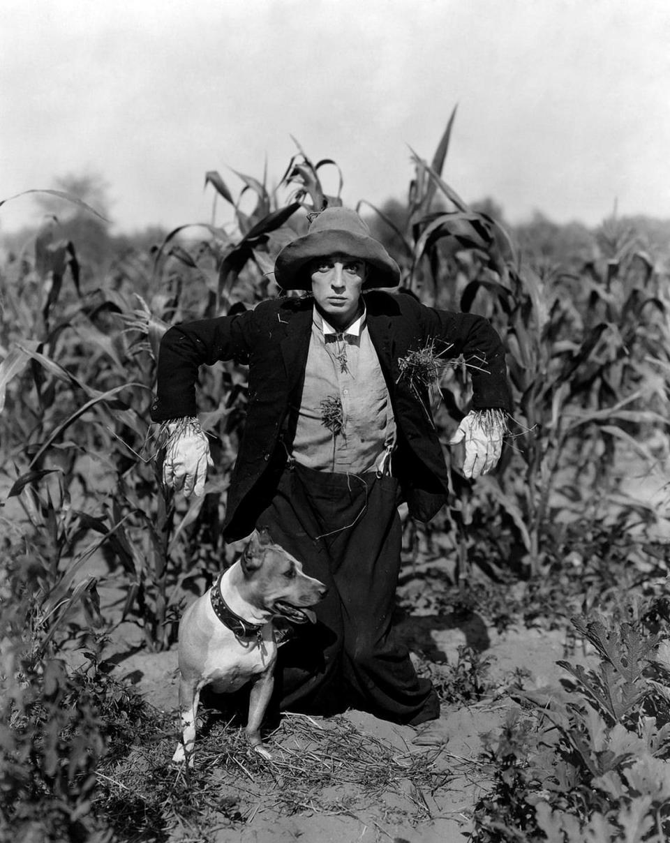 Kansas native Buster Keaton in 1920’s “The Scarecrow.”