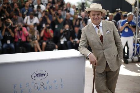 Cast member John C. Reilly poses during a photocall for the film "The Lobster" in competition at the 68th Cannes Film Festival in Cannes, southern France, May 15, 2015. REUTERS/Benoit Tessier