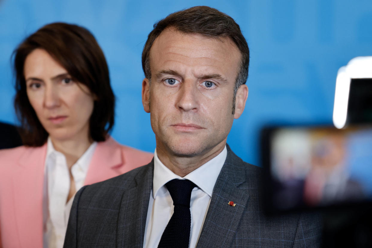 Emmanuel Macron estime que le RN « ne propose rien et sert de la démagogie » dans la campagne des européennes.