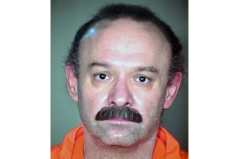 FILE - This undated file photo provided by the Arizona Department of Corrections shows Joseph Rudolph Wood. A federal appeals court says media should be able to hear and not just see the entire process of executing condemned inmates in Arizona. But the 9th U.S. Circuit Court of Appeals ruled Tuesday, Sept. 17, 2019, that the media and death-row inmates are not entitled to information about the origins of execution drugs or the qualifications of executioners. The case challenges procedures created after the 2014 execution of Joseph Wood, which his attorney said was "horrifically botched." (Arizona Department of Corrections via AP, File)