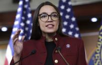 <p>The congresswoman voiced her outrage over the leaked Roe v. Wade opinion <a href="https://twitter.com/AOC/status/1521314683533524992?s=20&amp;t=XQPsyRmM7NwKz0BDUBAPzA" class="link " rel="nofollow noopener" target="_blank" data-ylk="slk:on Twitter">on Twitter</a>: "People elected Democrats precisely so we could lead in perilous moments like these- to codify Roe, hold corruption accountable, &amp; have a President who uses his legal authority to break through Congressional gridlock on items from student debt to climate. It's high time we do it."</p> <p>In <a href="https://twitter.com/AOC/status/1521315894080770055?s=20&amp;t=XQPsyRmM7NwKz0BDUBAPzA" class="link " rel="nofollow noopener" target="_blank" data-ylk="slk:another tweet">another tweet</a>, she added: "If we don't, what message does that send? We can't sit around, finger point, &amp; hand wring as people's futures + equality are on the line. It's time to be decisive, lead with confidence, fight for a prosperous future for all and protect the vulnerable. Leave it all on the field."</p>