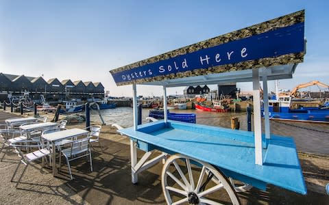 Huts, sheds and other structures sell oysters, whelks and similar - Credit: istock