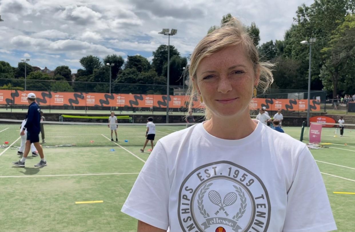 British tennis star Alicia Barnett on Wimbledon and playing on her period, pictured. (PA Images)