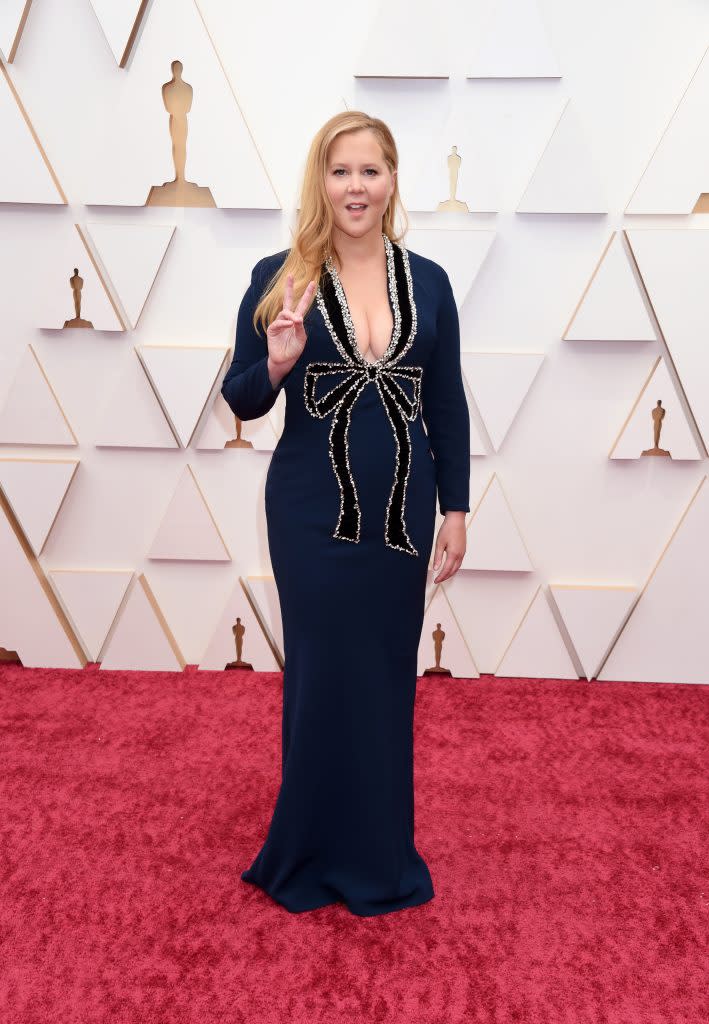 Amy Schumer attends the 94th Academy Awards at Dolby Theatre in Los Angeles on March 27, 2022. - Credit: Gilbert Flores for Variety