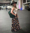 <p>Aquí además de presumir su cabellera también lo hace con su outfit y su figura, rumbo a Miami. (Foto: Instagram @ariadne_diaz) </p>