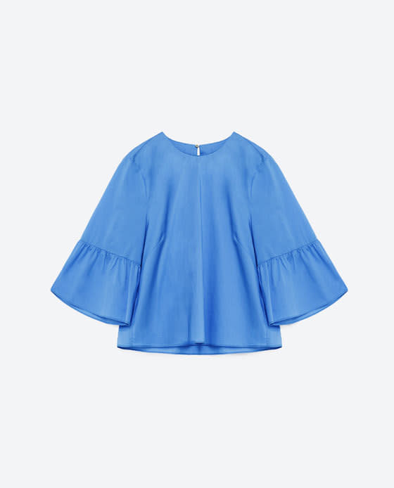 Frilled Sleeve Top